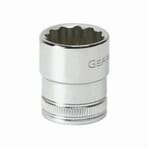GEARWRENCH 80491 Standard Length Socket, 3/8 in, 15 mm, 12 Points