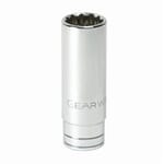 GEARWRENCH 80593 Deep Length Socket, 3/8 in Square Drive, 1 in, 6 Points