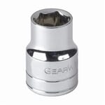 GEARWRENCH 80609 Standard Length Socket, 1/2 in Square Drive, 7/8 in, 6 Points