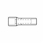 GEARWRENCH 80619 Deep Length Socket, 1/2 in Square Drive, 13/16 in, 6 Points