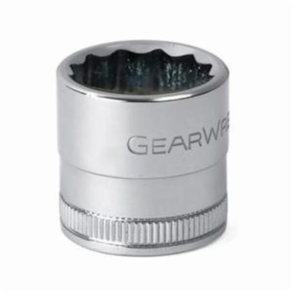 GEARWRENCH 80755D Standard Length Socket, 1/2 in Square Drive, 20 mm, 12 Points