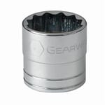 GEARWRENCH 80793 Standard Length Socket, 1/2 in Square Drive, 1-3/16 in, 12 Points