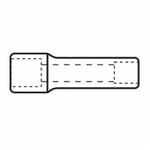 GEARWRENCH 80820 Deep Length Socket, 1/2 in Square Drive, 22 mm, 12 Points
