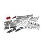 GEARWRENCH 80944 Mechanics Tool Set, 3-Draw Storage Box Tool Storage, 1/4 in, 3/8 in Drive, 6 and 12-Point, 232 Pieces, Steel, ASME B107.1/B107.5M/B107.10/B107.6