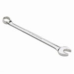 GEARWRENCH 81669 Long Length Open End Combination Wrench, 12 mm Wrench, 12 Points, 15 deg Offset, 197 mm OAL, Premium Alloy Steel, Polished Chrome