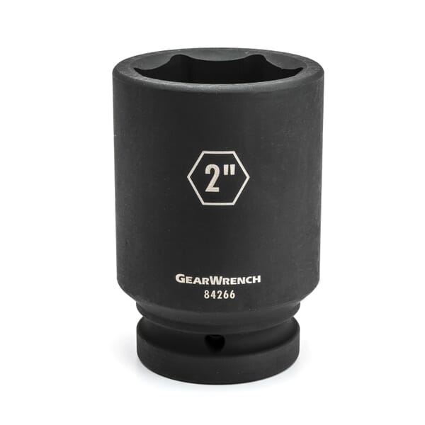 GEARWRENCH 84260 Socket, 1 in Hex Drive, 1-5/8 in Deep Socket, 6 Points