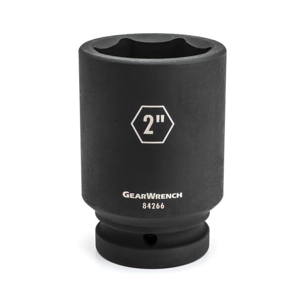 GEARWRENCH 84261 Socket, 1 in Hex Drive, 1-11/16 in Deep Socket, 6 Points