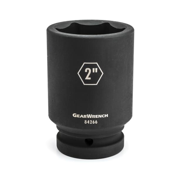 GEARWRENCH 84272 Socket, 1 in Hex Drive, 2-3/8 in Deep Socket, 6 Points