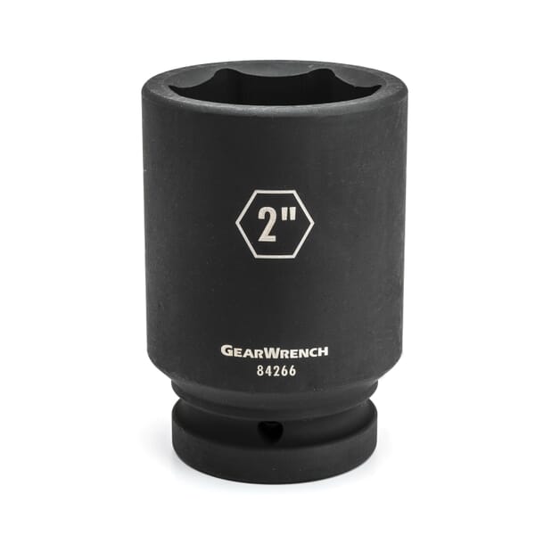 GEARWRENCH 84274 Socket, 1 in Hex Drive, 2-3/4 in Deep Socket, 6 Points