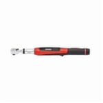 GEARWRENCH 85076 Electronic Torque Wrench, 3/8 in Drive, 7.1 to 99.6 ft-lb, 0.1 ft-lb/0.1 N-m Graduation, 15-3/4 in OAL, ASME B107.28M