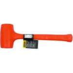 Stanley Compo-Cast 57-533 Standard Head Soft Face Hammer, 14-1/4 in OAL, 2-1/2 in Soft Face, 42 oz Non-Ferrous Metal Head, Steel Handle