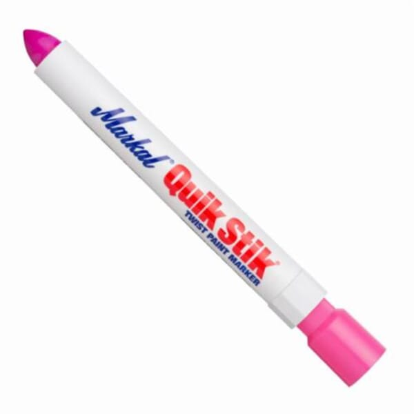 Markal 61044 Quik Stik Fast Drying Solid Paint Crayon, Fluorescent Pink