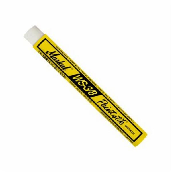 Markal WS-3/8 Paintstik Solid Paint Marker, 3/8 in Flat Tip