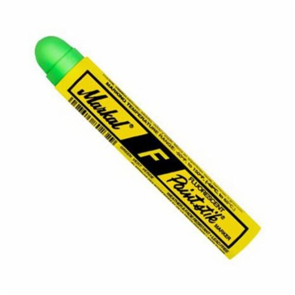 Markal 082836 F Paintstik Solid Paint Marker, 11/16 in Round Tip, Green
