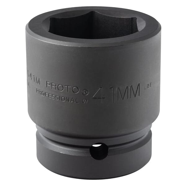 Proto TorquePlus J10041M Standard Length Socket, Metric, 1 in Square Drive, 41 mm