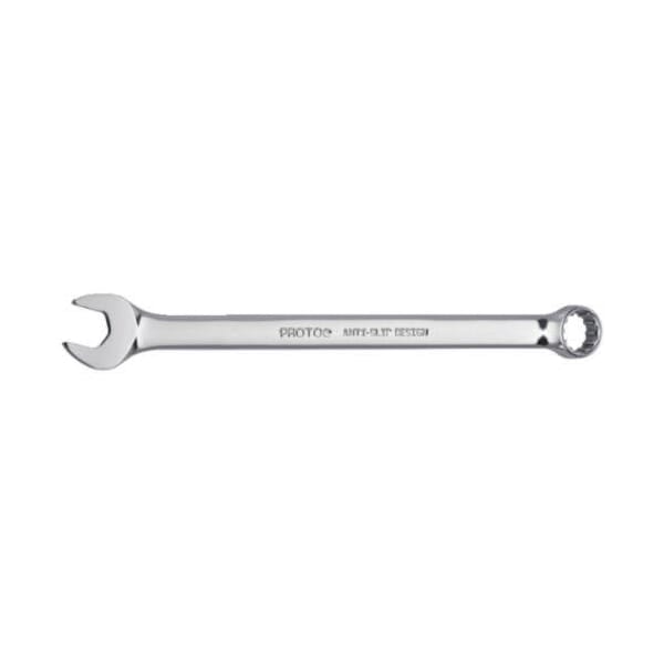 Proto TorquePlus J1209-T500 Anti-Slip Design Combination Wrench, Imperial, 9/32 in, 12 Points, 15 deg Offset, 5-5/32 in OAL, Alloy Steel, Full Polished, ASME B107.100