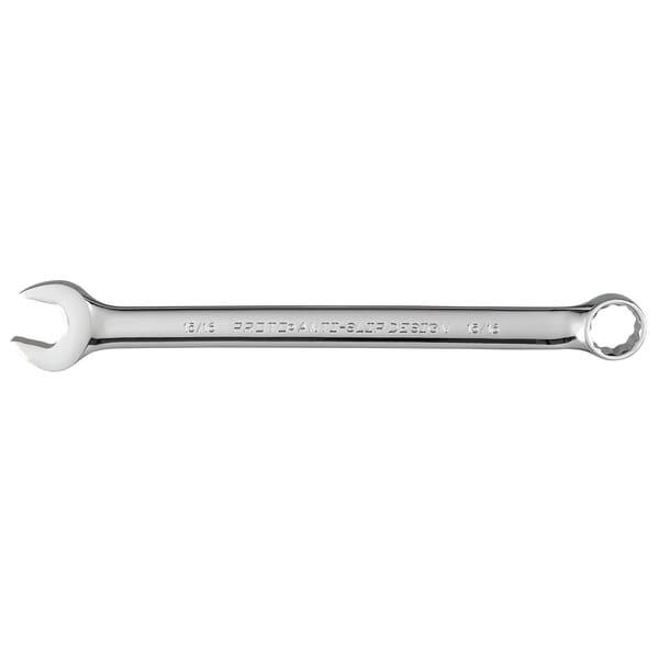 Proto TorquePlus J1230-T500 Anti-Slip Design Combination Wrench, 15/16 in Wrench, 12 Points, 15 deg Offset, 13-1/4 in OAL, Alloy Steel, Full Polished, ASME B107.100