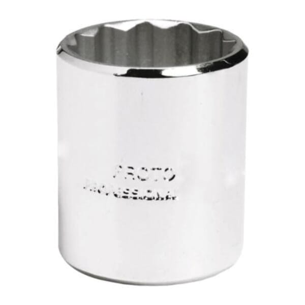 Proto TorquePlus J5214M Standard Length Socket, Metric, 3/8 in Square Drive, 14 mm