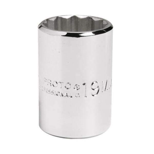 Proto TorquePlus J5414M Standard Length Socket, Metric, 1/2 in Square Drive, 14 mm