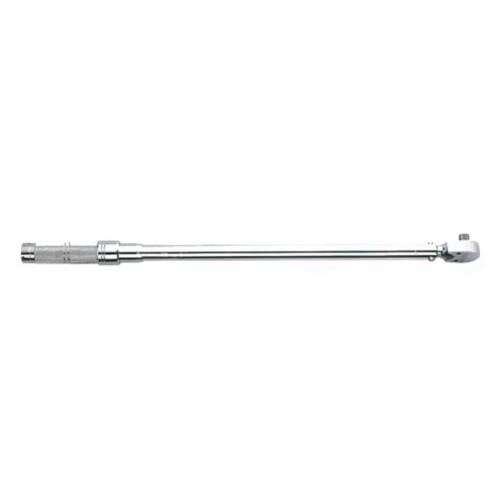 Proto J6012C C Series Micrometer Torque Wrench, 3/8 in Drive, 20 to 100 ft-lb, Ratcheting Head, 0.5 ft-lb Graduation, 17 in OAL, ASME B107.14M