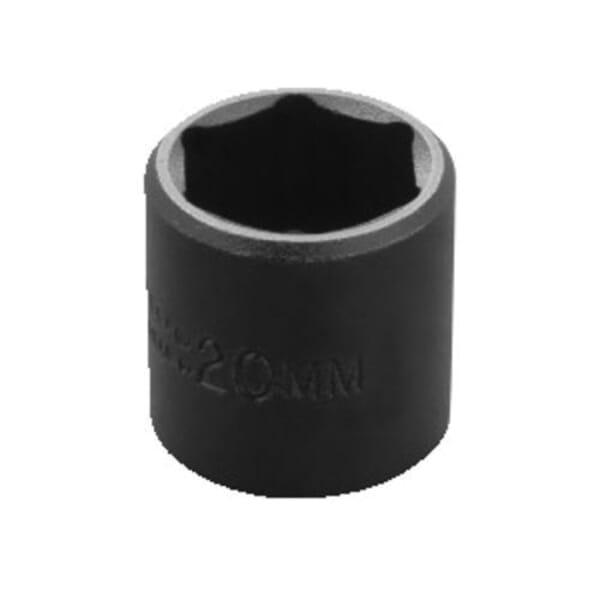 Proto TorquePlus J7220M Standard Length Socket, Metric, 3/8 in Square Drive, 20 mm