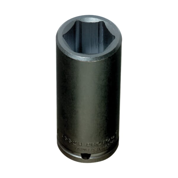 Proto TorquePlus J7328H Deep Length Socket, 1/2 in Square Drive, 7/8 in, 6 Points