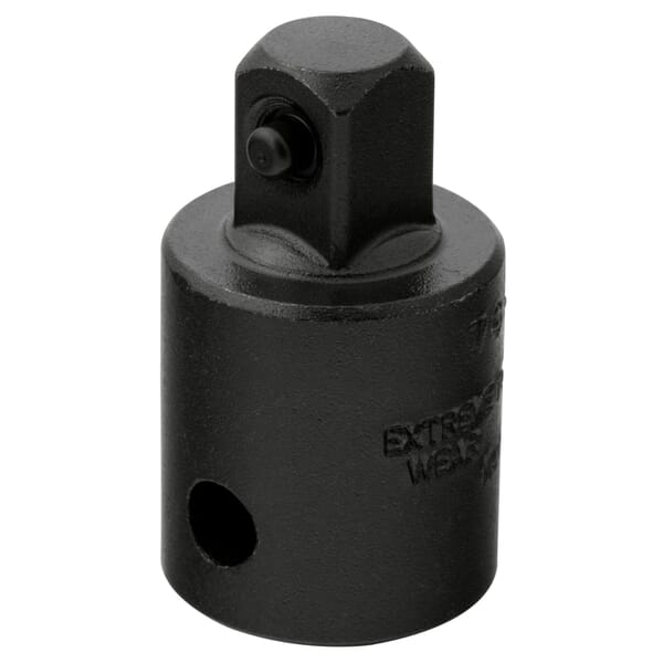 Proto J7651 Impact Socket Adapter, Black Oxide, 3/8 in Male Drive, 1/2 in Female Drive, Female x Male Adapter, ASME B107.110-2012, Alloy Steel