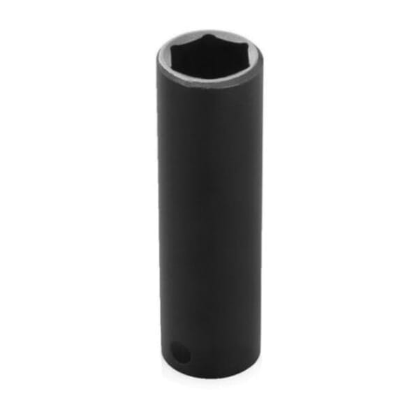 Proto TorquePlus J7714H Deep Length Socket, 3/8 in Square Drive, 7/16 in, 6 Points