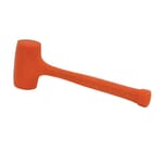 Stanley Compo-Cast 57-533 Standard Head Soft Face Hammer, 14-1/4 in OAL, 2-1/2 in Soft Face, 42 oz Non-Ferrous Metal Head, Steel Handle