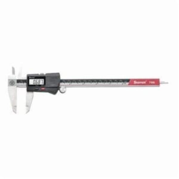Starrett EC799A-8/200 EC799 Global Series Electronic Digital Caliper, 0 to 8 in, Graduations 0.0005 in, 3/4 in Inside x 2 in Outside D Jaw, Stainless Steel