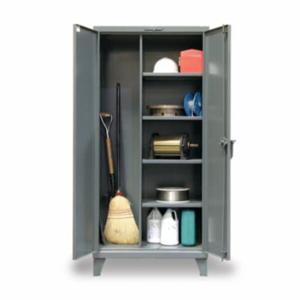 Strong Hold 46-BC-244 Janitorial Storage Cabinet, 700 lb, 78 in H x 48 in W