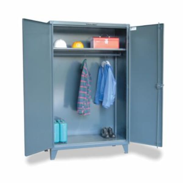 Strong Hold 46-WR-241 Uniform Storage Cabinet With Full Width Hanging Rod, 1200 lb, 78 in H x 48 in W
